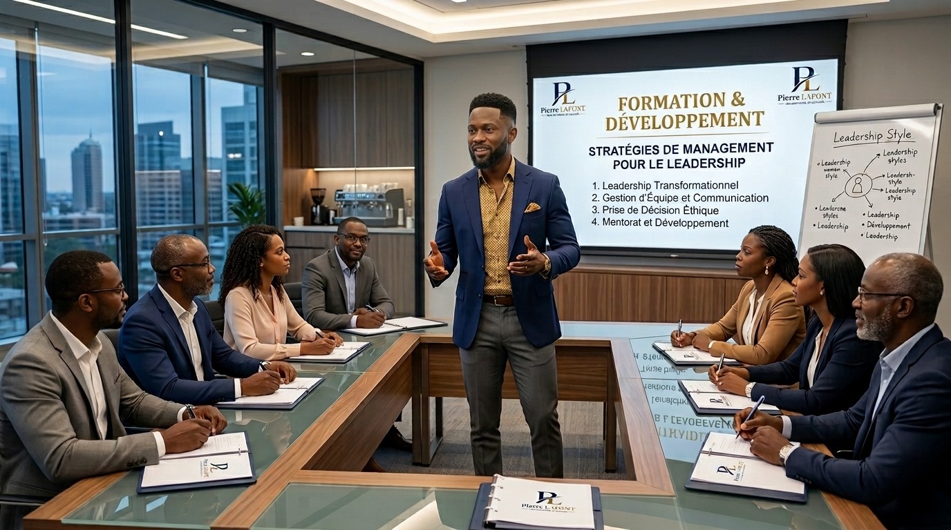 Session de formation au management et au leadership