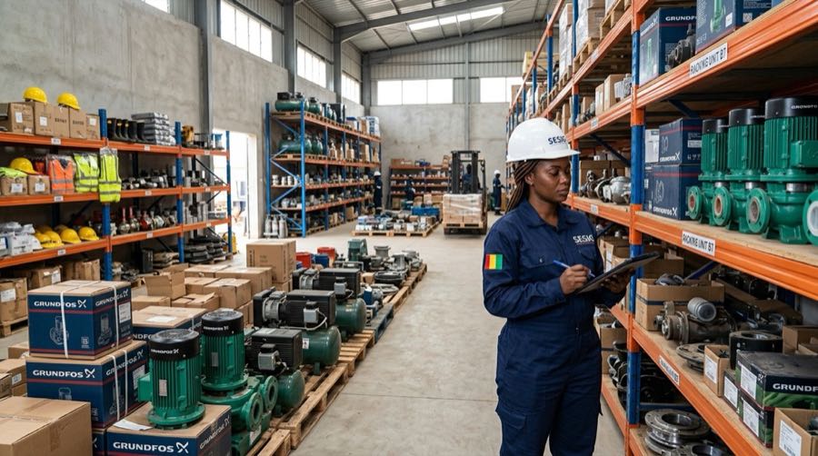 Entrepôt de pièces et d'équipements industriels SESIG