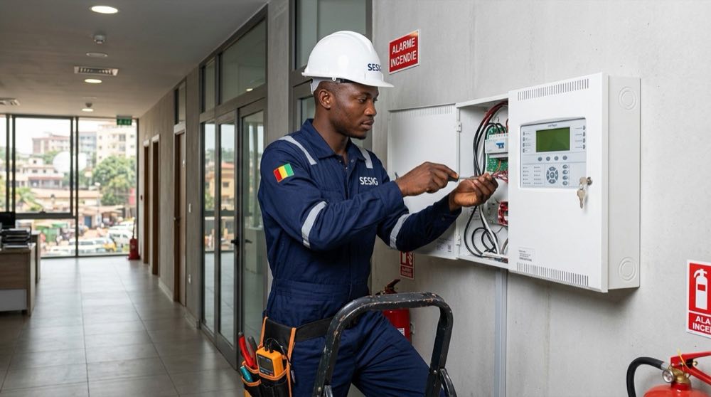 Centrale de détection et d'alarme incendie